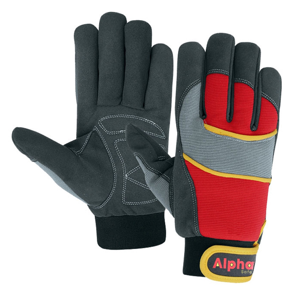 Leather Mechanic Gloves