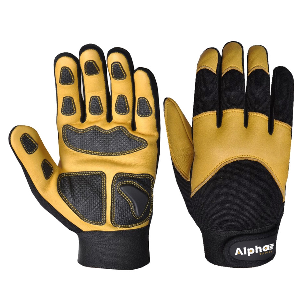 Leather Mechanic Gloves