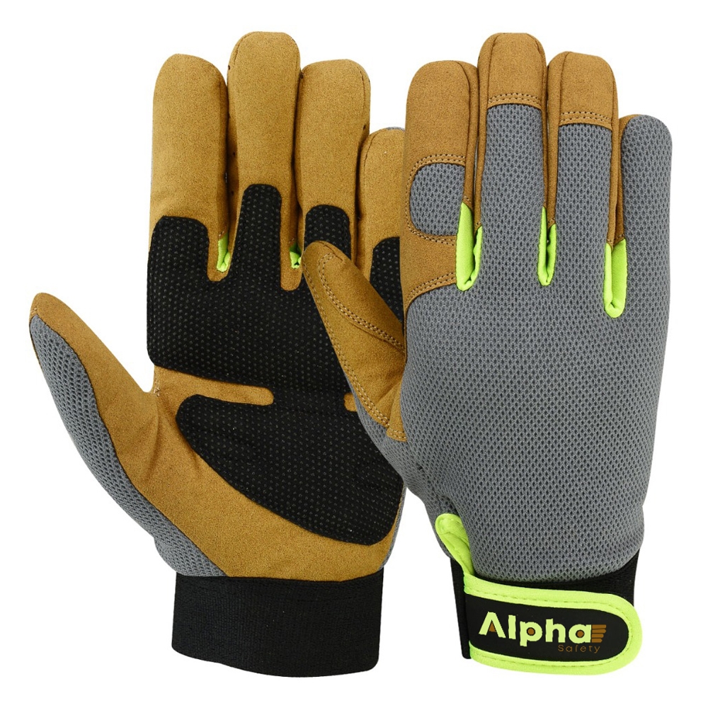 Leather Mechanic Gloves