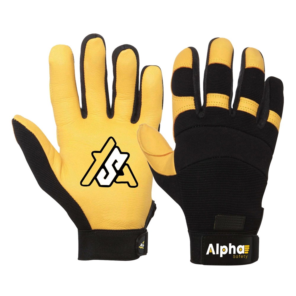 Leather Mechanic Gloves